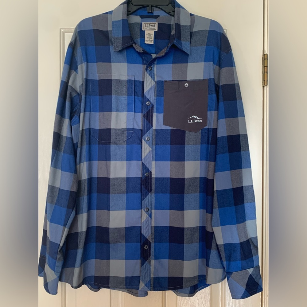 L.L. Bean Men’s flannel button down XL